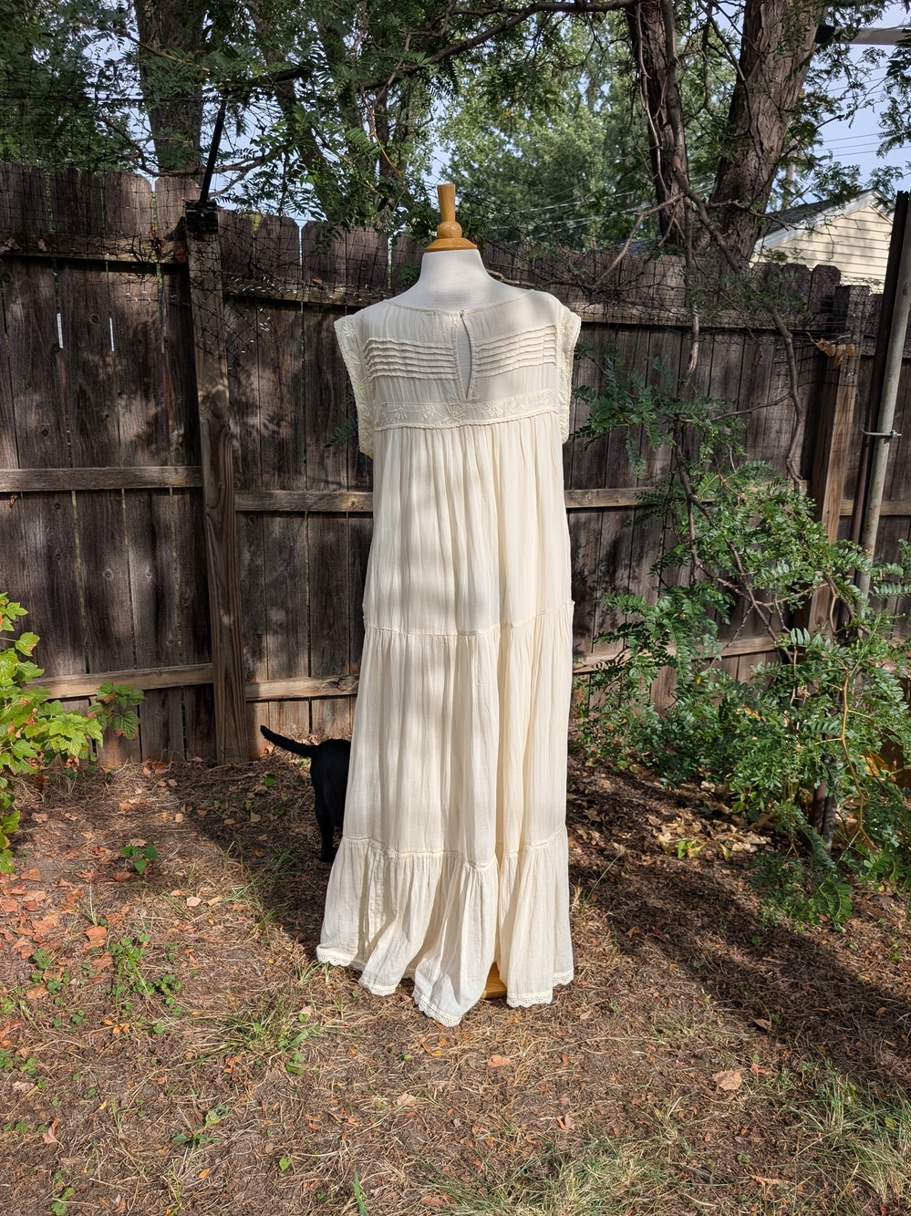 Free People Cream Drop Waist Maxi Dress - Picture 5 of 11